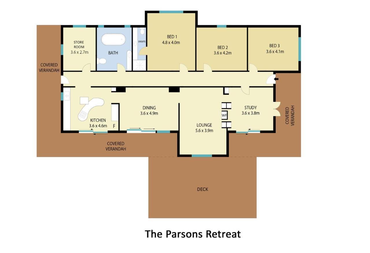 The Parsons Retreat Villa Rothbury Ngoại thất bức ảnh